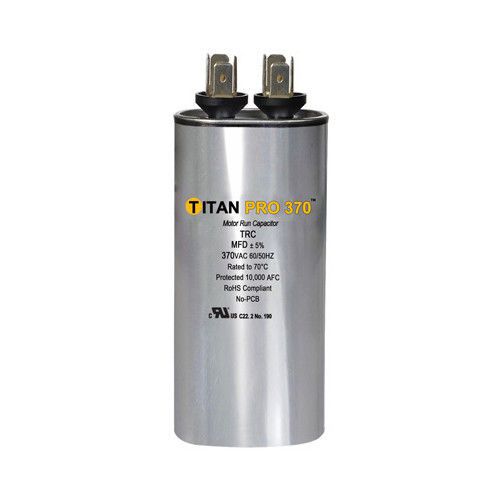 Packard trc15 15 mfd round motor run capacitor (370v) for sale