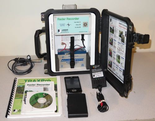 Jamar radar recorder - portable traffic data collector w/hp ipaq 210 pda &amp; sw for sale