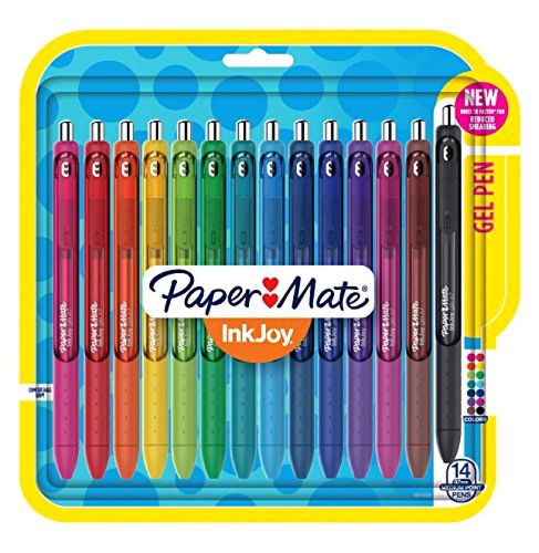 NEW Paper Mate Inkjoy Gel Pens Medium Point Assorted 14-Pack (1951636)
