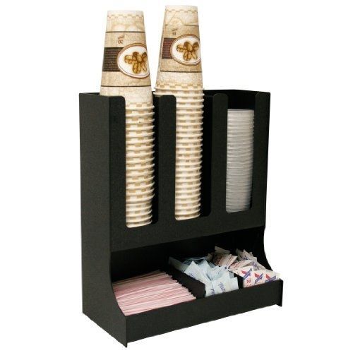PPM Coffee Condiment Organizer for Lids and Coffee Cups. 13 1/2&#034;W x 6 1/2&#034;D x