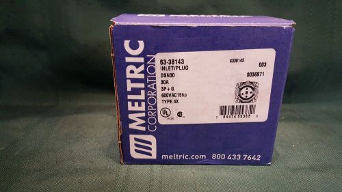 MELTRIC 63-38143 INLET PLUG NEW IN BOX