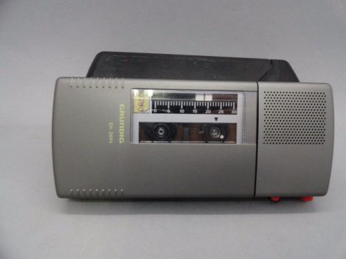 Grundig Dictaphone DH 2094 Dictating Machine Voice Recorder Case &amp; Tape Germany
