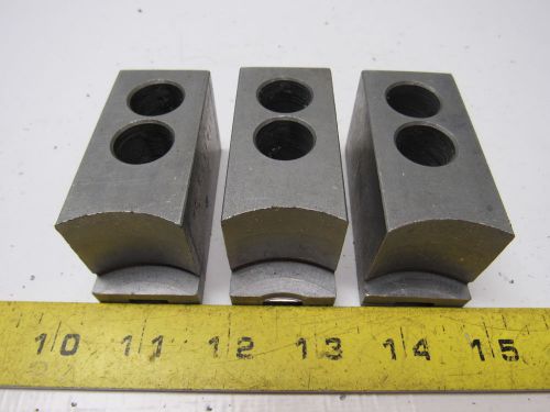 Huron KT6 Custom Serrated Lathe Chuck Soft Jaws 2-1/8&#034; OD Radius Set of 3