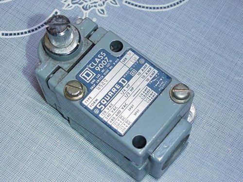 Square D 9007 B52C Limit Switch Series B 120/240/600 Vac 10 Amp New W/O Box!