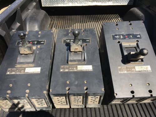 Three lot of 3 Westinghouse PC3200F Circuit Breaker w/ 2000 amp Trip unit