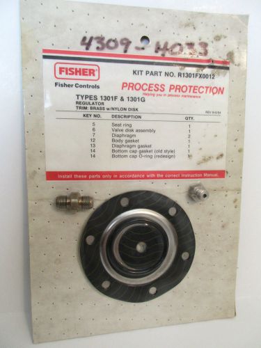 NEW FISHER REGULATOR REPAIR KIT Type 1301F 1301G Part# R1301FX0012 NOS