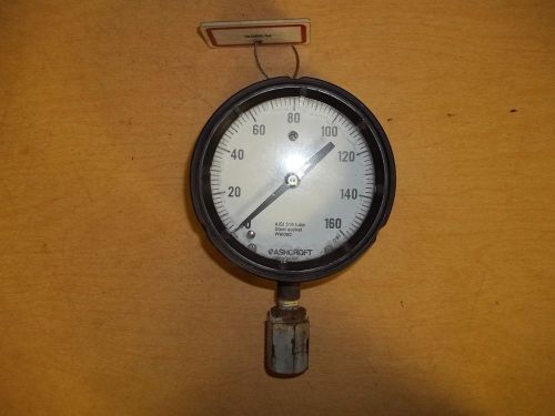 Ashcroft Pressure Gauge Q-586 0-160 psi, No Liquid *FREE SHIPPING*