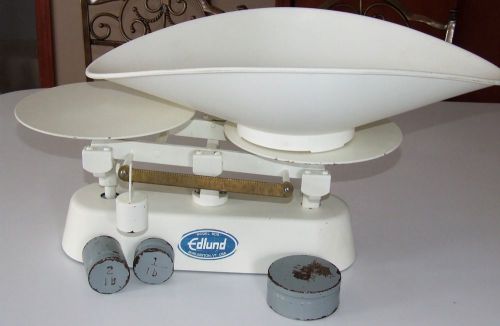 Nice! EDLUND Bakers Dough Scale {Model BDS} Includes Scoop &amp; 1,2,&amp;4 LB Weights