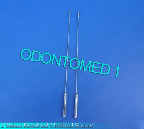 2 Pcs Bakes Rosebud Urethral Sounds 4mm+5mm