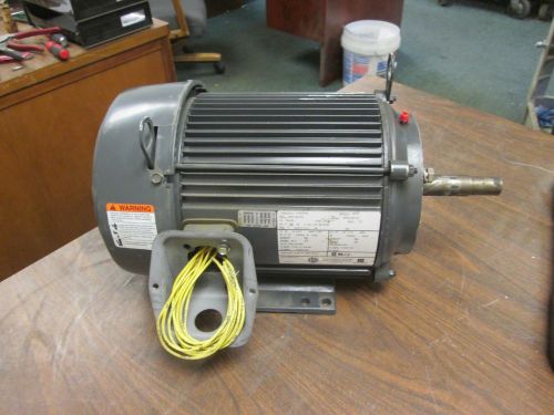 US Motors AC Motor UJ52AM 5HP 1745RPM 184JM 208-230/460V 15-13.7/6.85A Used