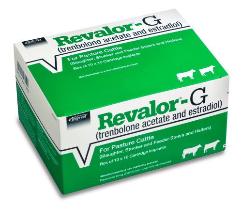 Revalor G Merck Implants for Cattle Calves 100 implants for steers or heifers