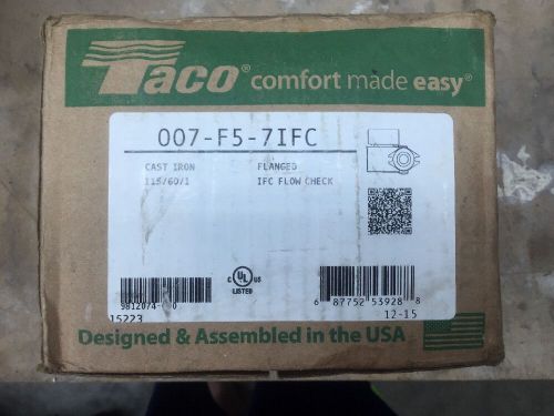 Taco 007-F5-7IFC Cast Iron Circulator w/ Integral Flow Check