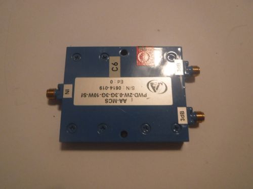 AA-MCS Wilkinson Power Divider 0.3-3Ghz, 10W, 2-Way, SMA