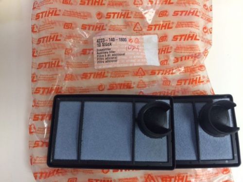 LOT OF 2 - 4223-140-1800 Stihl Auxilary Air Filter