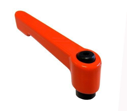Morton Die Cast Zinc Handle Adjustable Clamping Lever, Metric Size, Orange, M12