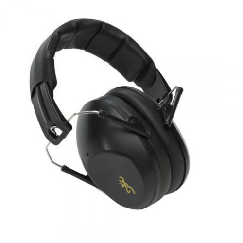 Browning 12682 Buckmark Ii Hearing Protector Black Muff Design Plastic 26 dB