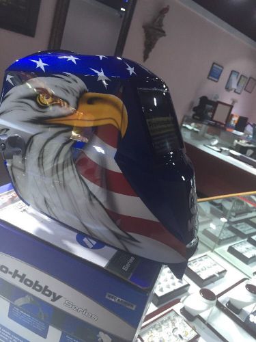 New In Box Miller Welding America Eagle Pro Hobby Auto Darkening Helmet