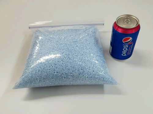 5 lbs blue pc polycarbonate plastic pellets for cat genie, or bean toss bags for sale