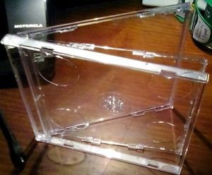 5 pcs Standard 10.4mm Double Clear CD DVD Jewel Cases, hold 2 Discs, CDDC