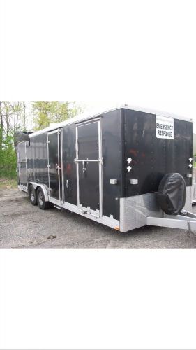 Emergency clean up custom decon shower hazmat trailer with  ac and generator for sale