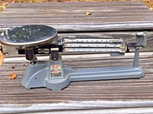 Vintage 1928 Ohaus Triple Beam Balance Scale 5lbs 2 oz. Capacity