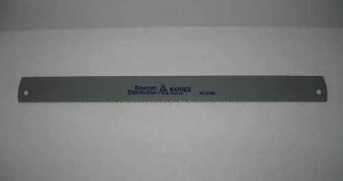 Bowman Barnes 18 x 1-1/2 x 6TPI Power Hacksaw Blade Bi-Metal #21795 NOS