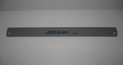 Bowman Barnes 18 x 1-1/2 x 6TPI Power Hacksaw Blade Bi-Metal #21795 NOS