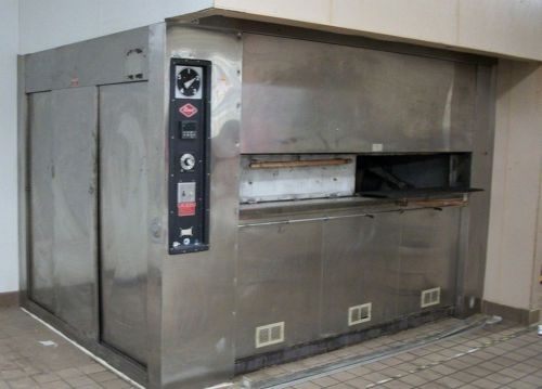 REED REVOLVING or ROTARY BAKERY OVEN Five Shelf 25 Pan Natural Gas Store Closing