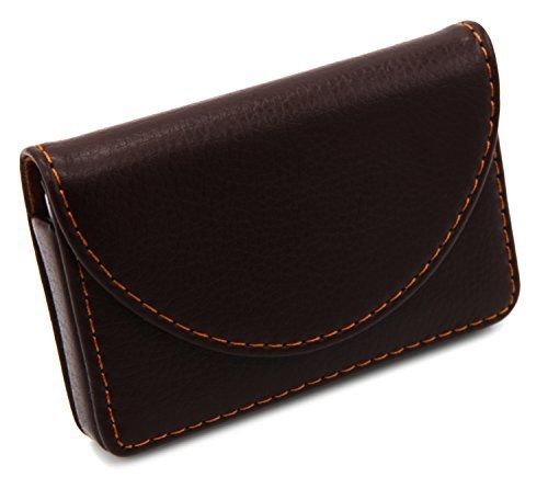 DEEZOMO Handmade Premium Leather Business Name Card Case Universal Card Holder