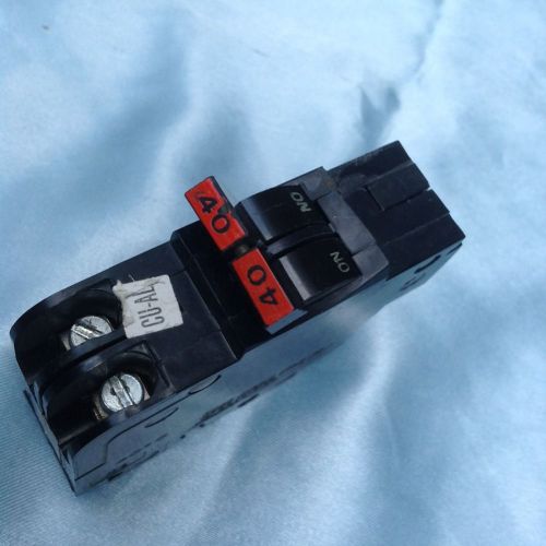 Federal Pacific /American  2 Pole  Slim 40 A  2 pole circuit breaker .