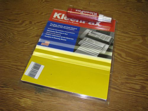 KleenFax Fax Machine Cleaning Kit - Made in the USA