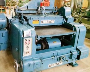 Whitney s-370 single head surface planer for sale