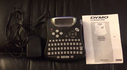 DYMO LabelManager 150 Label Maker With AC Power Supply &amp; Instructions Tested