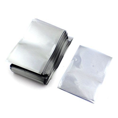 Uxcell 200pcs esd shield open-top type anti-static shielding bags 10cmx15cm for sale