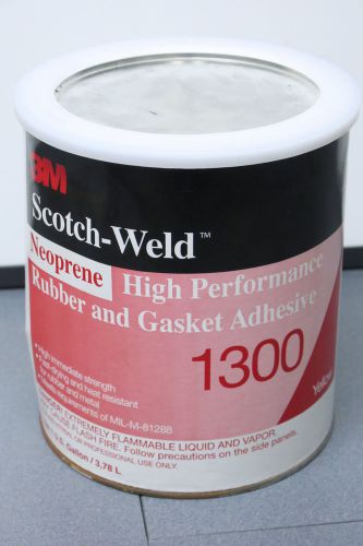 1 gallon 3m 1300 yellow neoprene high performance rubber and gasket adhesive for sale