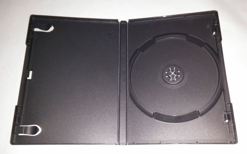 Standard 14mm Single CD DVD Black Movie Case Box