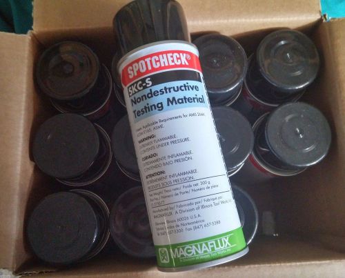 MAGNAFLUX SPOTCHECK Penetrant Cleaner SKC-S Nondestructive Testing (case of 12)