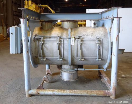 Used- littleford plow mixer, model fkm-1200e, 304 stainless steel. 26 cubic feet for sale