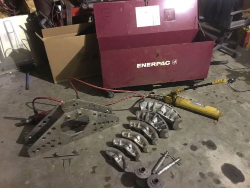 Enerpac 1.25&#034; to 3&#034; hydraulic one shot rigid conduit pipe bender for sale