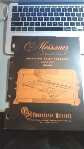 VINTAGE MEISSNER 1952-53 Electronics Products Catalog. USA