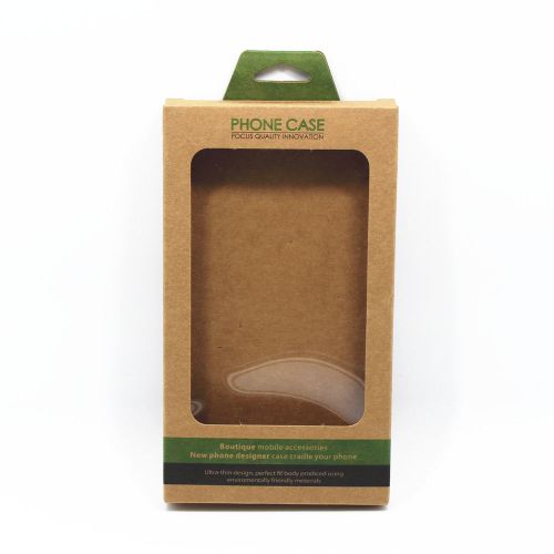 Kraft Paper Cell Phone Case Boxes Retail Packaging Box For Mobile Phone Shell