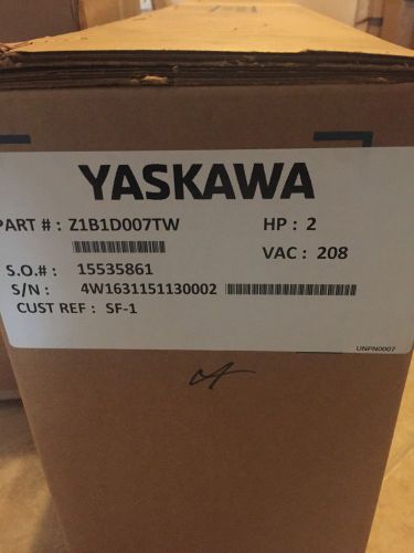 Yaskawa Z1B1D007TW Variable Frequency Drive