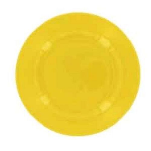 CAC China LV-7-Y 7 Inch Yellow Ellegant Ceramic Plate - 1 Doz