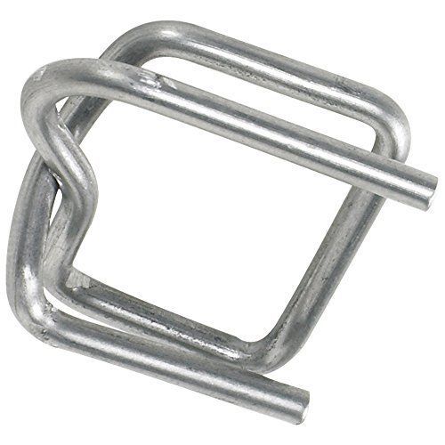 Aviditi PS12BUCK Wire Poly Strapping Buckle, 1/2&#034; Length (Case of 1000)