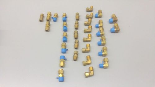 Parker/Tylok Brass compression fittings assortment mostly 3/8&#034;