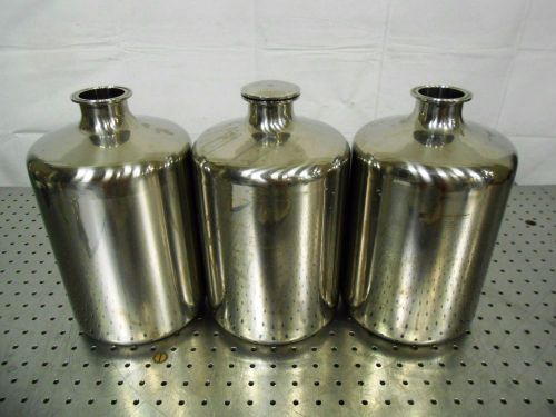H133095 Lot of (3) Eagle Stainless Dewar PS-18F (Alloy: T-316L, Capacity: 5L)