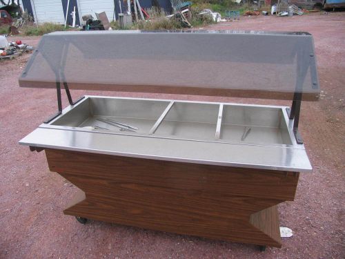 Econo Mate Salad Bar/ Buffet Table Nice Used Unit  USES ICE Cafeteria PAH4C4PM