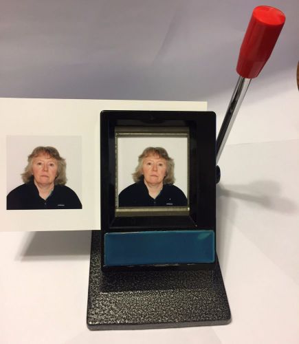 Table top passport id photo die cutter punch 2 x 2 inch for sale