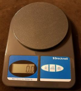 Brecknell Digital Postal Scale - 11 Lb / 5 Kg Maximum Weight Capacity - Abs