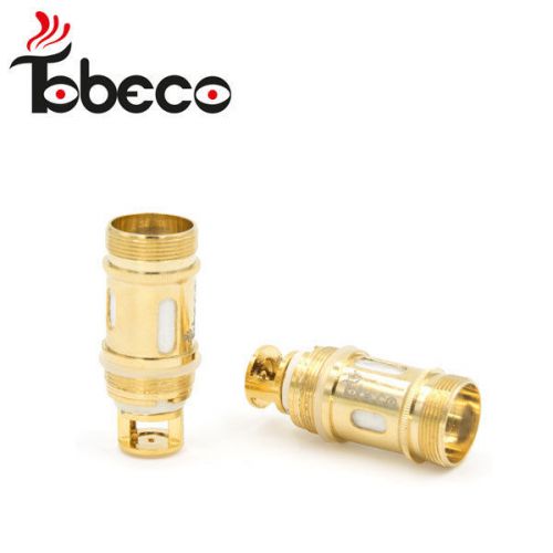 Tobeco Super Tank/ Mini / 25mm / Gold - 5 Pack - .2ohm/.5ohm Replacement Coils